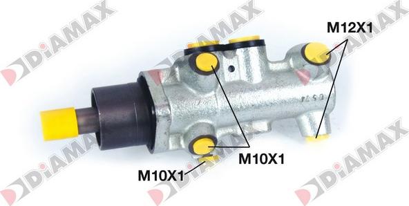 Diamax N04043 - Главный тормозной цилиндр autodnr.net