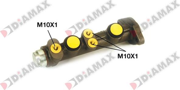 Diamax N04140 - Главный тормозной цилиндр autodnr.net