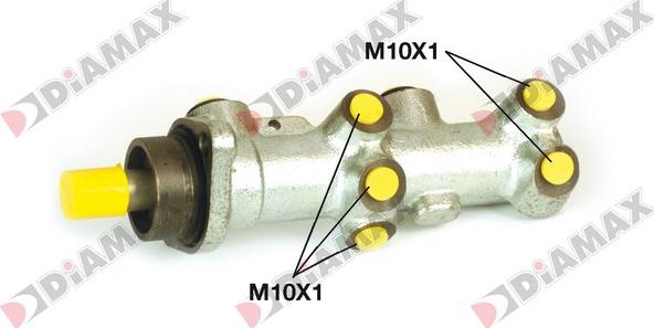 Diamax N04305 - Главный тормозной цилиндр autodnr.net