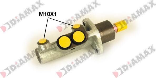 Diamax N04310 - Главный тормозной цилиндр autodnr.net