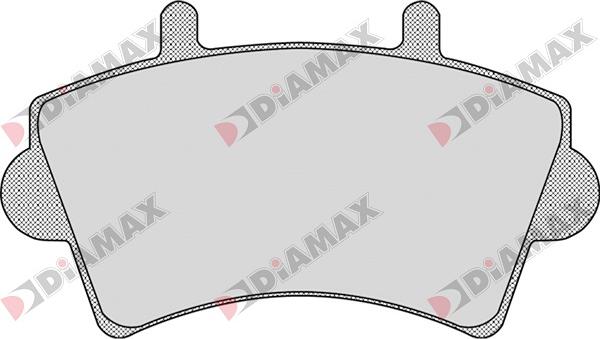 Diamax N09022 - Тормозные колодки, дисковые, комплект autodnr.net