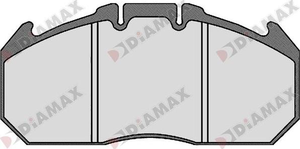Diamax N09031 - Тормозные колодки, дисковые, комплект autodnr.net