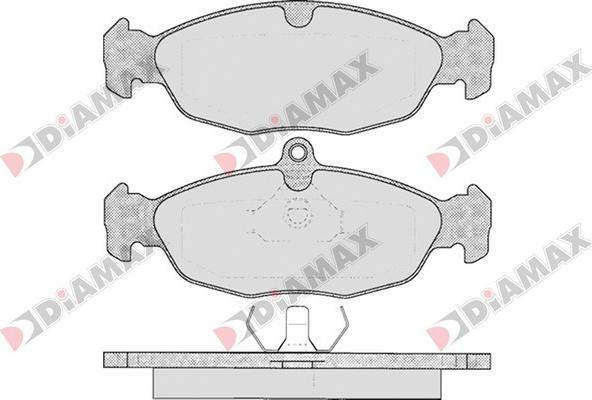 Diamax N09119 - Тормозные колодки, дисковые, комплект autodnr.net