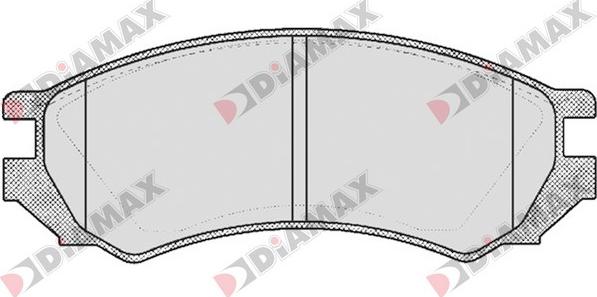 Diamax N09130 - Тормозные колодки, дисковые, комплект autodnr.net