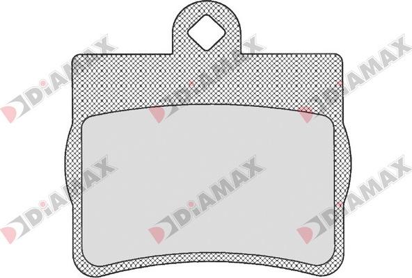 Diamax N09145 - Тормозные колодки, дисковые, комплект autodnr.net
