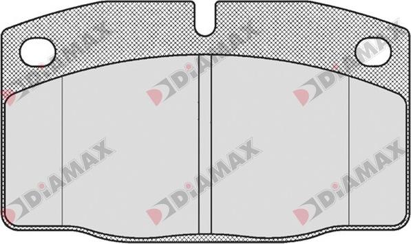 Diamax N09200 - Тормозные колодки, дисковые, комплект autodnr.net