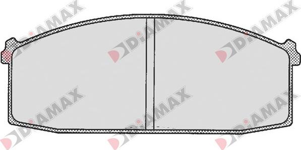 Diamax N09201 - Тормозные колодки, дисковые, комплект autodnr.net