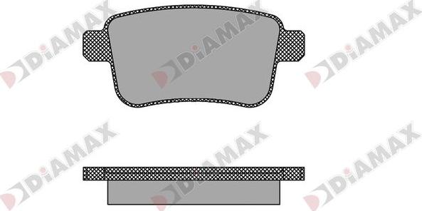Diamax N09226 - Тормозные колодки, дисковые, комплект autodnr.net