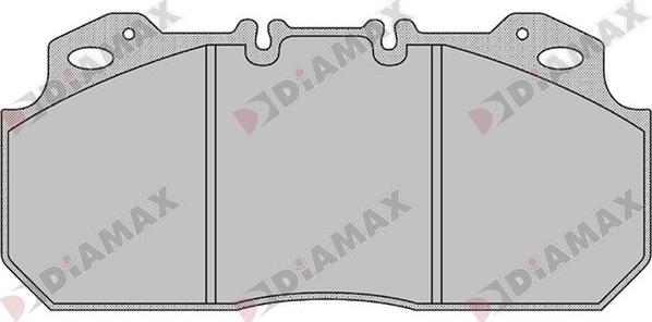 Diamax N09227 - Тормозные колодки, дисковые, комплект autodnr.net