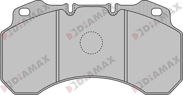 Diamax N09228 - Тормозные колодки, дисковые, комплект autodnr.net