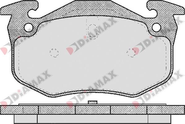 Diamax N09271 - Тормозные колодки, дисковые, комплект autodnr.net