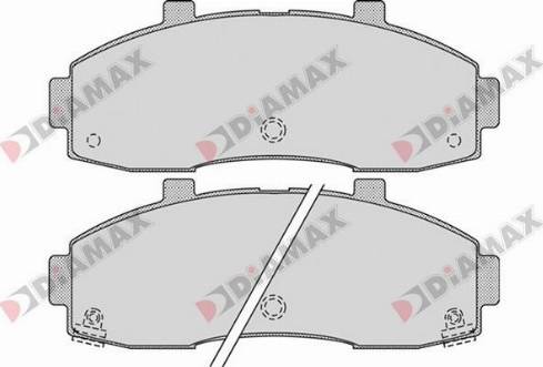 Diamax N09295 - Тормозные колодки, дисковые, комплект autodnr.net