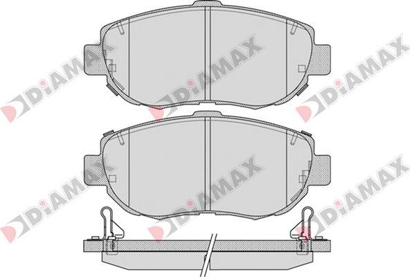 Diamax N09299 - Тормозные колодки, дисковые, комплект autodnr.net