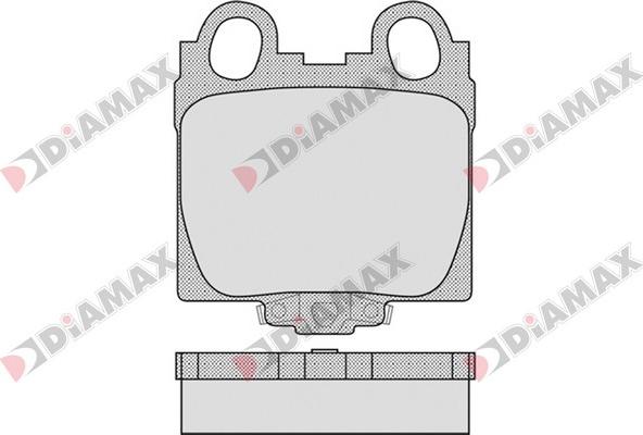 Diamax N09303 - Тормозные колодки, дисковые, комплект autodnr.net