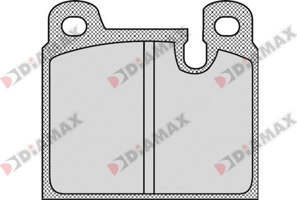 Diamax N09306 - Тормозные колодки, дисковые, комплект autodnr.net