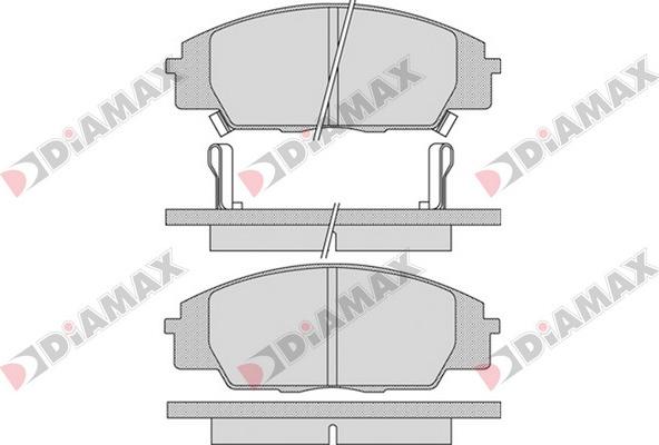 Diamax N09311 - Тормозные колодки, дисковые, комплект autodnr.net