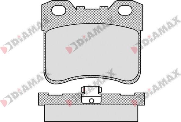 Diamax N09335 - Тормозные колодки, дисковые, комплект autodnr.net