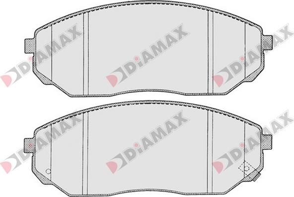 Diamax N09359 - Тормозные колодки, дисковые, комплект autodnr.net