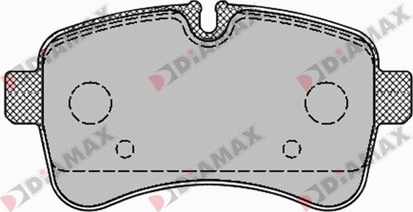 Diamax N09403 - Тормозные колодки, дисковые, комплект autodnr.net