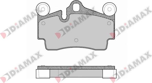 Diamax N09421 - Тормозные колодки, дисковые, комплект autodnr.net