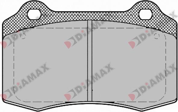 Diamax N09442 - Тормозные колодки, дисковые, комплект autodnr.net