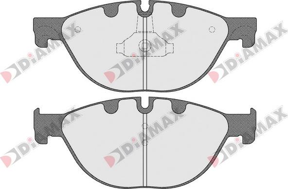 Diamax N09496 - Тормозные колодки, дисковые, комплект autodnr.net