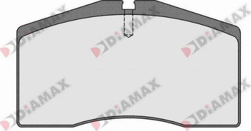 Diamax N09498 - Тормозные колодки, дисковые, комплект autodnr.net