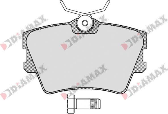 Diamax N09562 - Тормозные колодки, дисковые, комплект autodnr.net