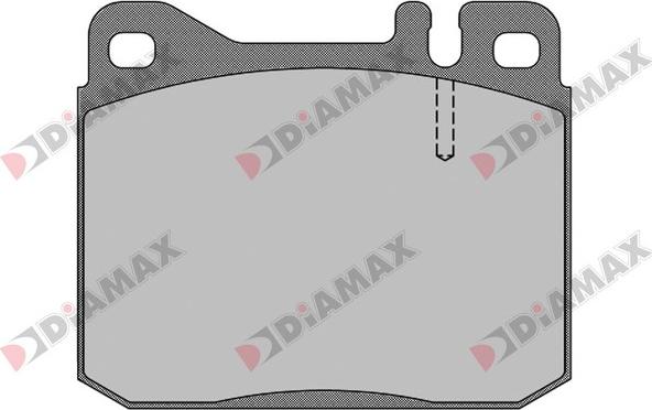 Diamax N09629 - Тормозные колодки, дисковые, комплект autodnr.net