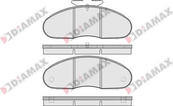 Diamax N09653 - Тормозные колодки, дисковые, комплект autodnr.net