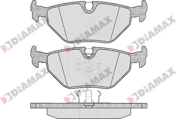 Diamax N09720 - Тормозные колодки, дисковые, комплект autodnr.net