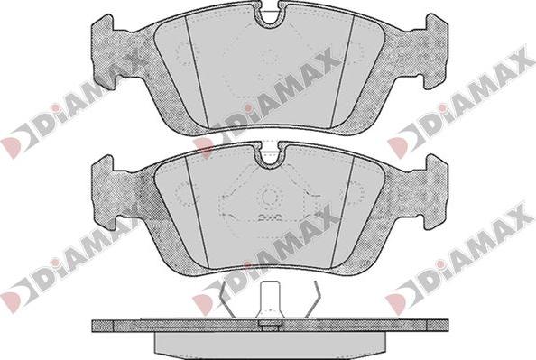 Diamax N09796 - Тормозные колодки, дисковые, комплект autodnr.net