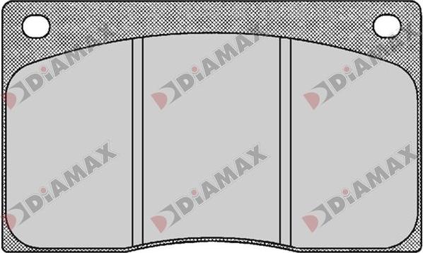 Diamax N09798 - Тормозные колодки, дисковые, комплект autodnr.net