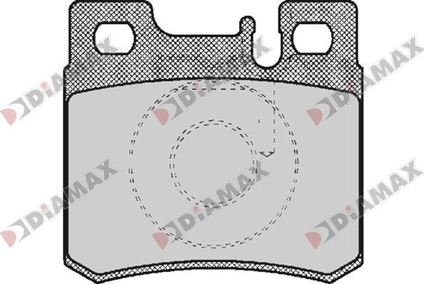 Diamax N09819 - Тормозные колодки, дисковые, комплект autodnr.net