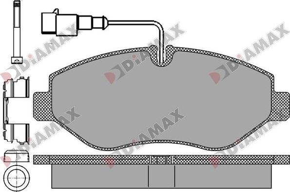 HELLA C9005 - Тормозные колодки, дисковые, комплект autodnr.net