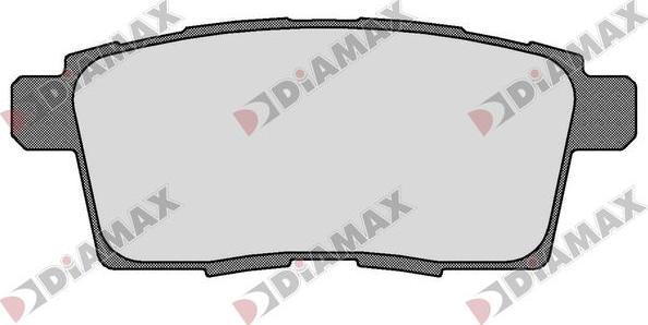 Diamax N09845 - Тормозные колодки, дисковые, комплект autodnr.net