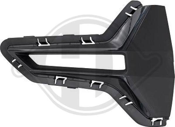 Diederichs 1219047 - Решітка вентилятора, буфер autocars.com.ua