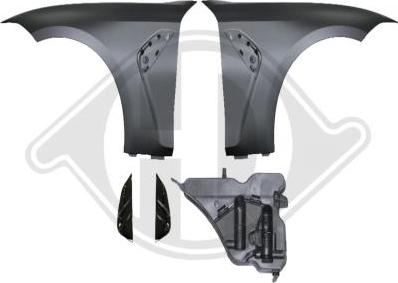 Diederichs 1219232 - Крило autocars.com.ua