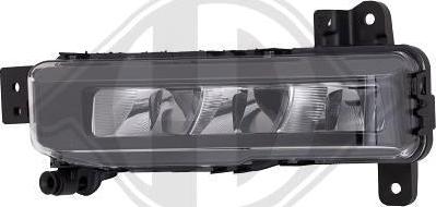 Diederichs 1219289 - Противотуманная фара autocars.com.ua