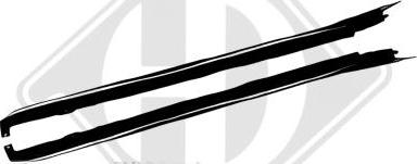 Diederichs 1282262 - Обшивка порога autocars.com.ua