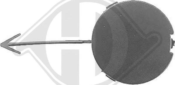 Diederichs 1455658 - Заслінка, буксирний гак autocars.com.ua