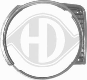 Diederichs 2210042 - Рамка, облицювання радіатора autocars.com.ua