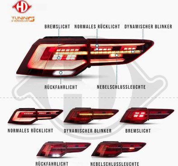 Diederichs 2218395 - Комлект заднього освітлення autocars.com.ua