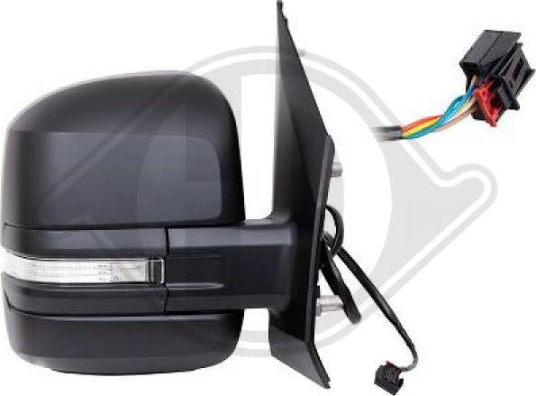 Diederichs 2282224 - Зовнішнє дзеркало autocars.com.ua