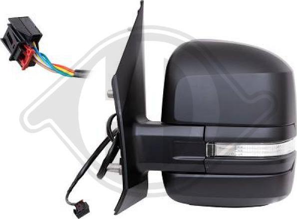 Diederichs 2282225 - Зовнішнє дзеркало autocars.com.ua