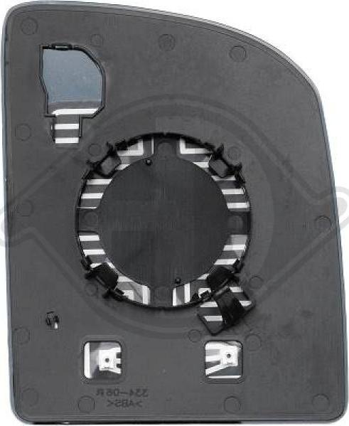 Diederichs 2282227 - Зовнішнє дзеркало autocars.com.ua