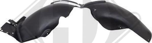 Diederichs 2340009 - Обшивка, колісна ніша autocars.com.ua