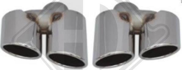 Diederichs 4107500 - Насадка випускної труби autocars.com.ua