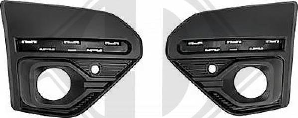 Diederichs 4457446 - Решітка вентилятора, буфер autocars.com.ua