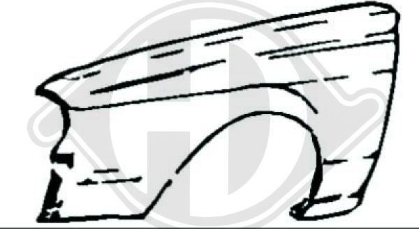 Diederichs 6661006 - Крило autocars.com.ua